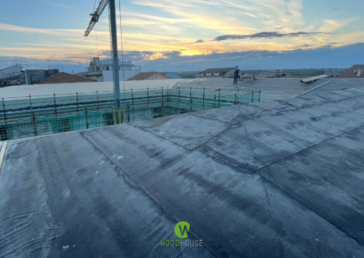 Copertura in legno per la scuola di San Vito (CH)