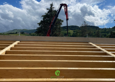 Copertura in legno scuola – Roccaspinalveti (CH)